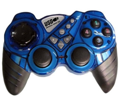 Control de Juegos INS RE-101 VIBRATION DOUBLE SHOCK CONTROLLER  Usb 2.0