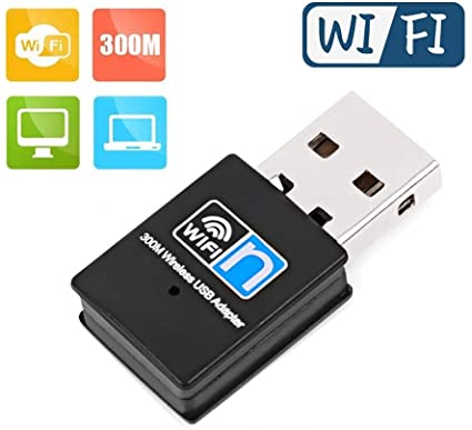 Mini Adaptador Inalambrico, Usb,  DONGLE N 300MBPS, Usb, Ultrarrapida 802.11N, Pc y Laptop