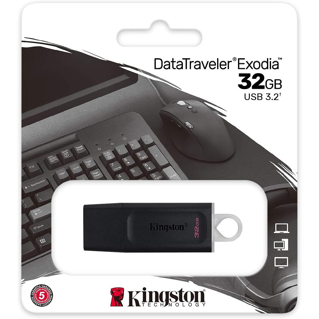 Flash Memory Kingston DTX Exodia 32Gb, Usb, 3.2, Gen 1