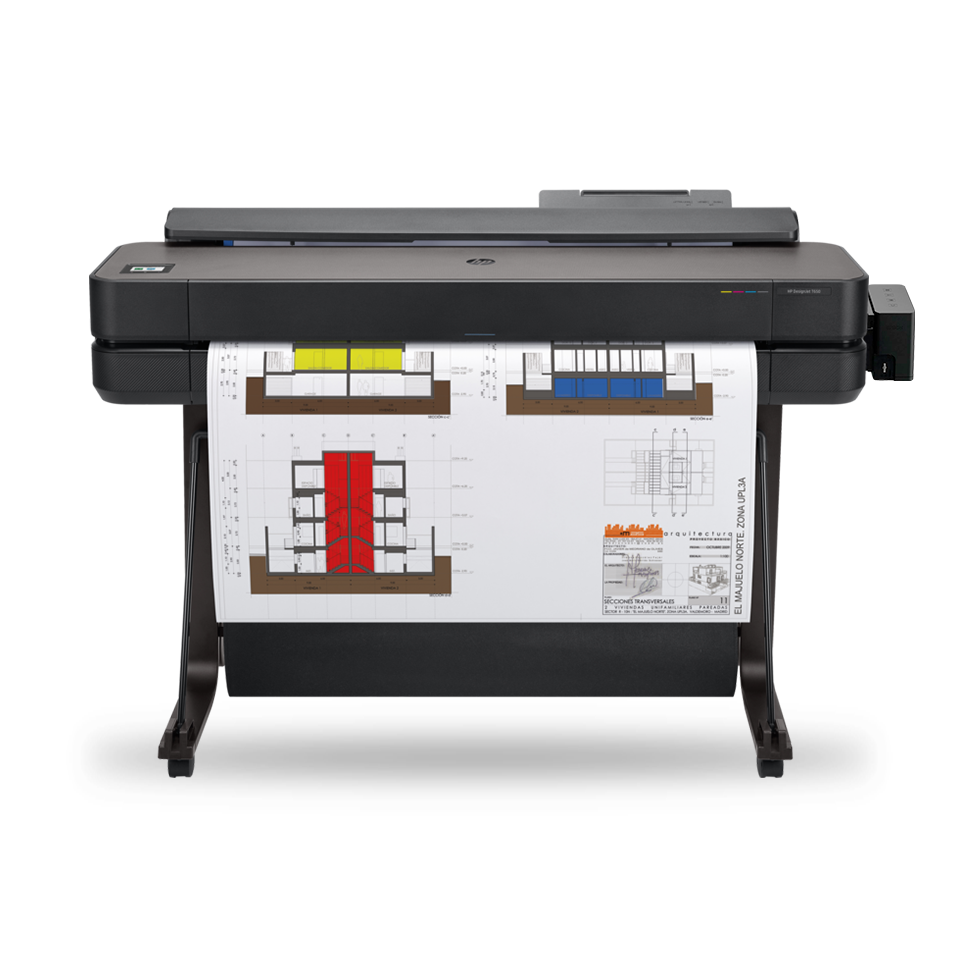 Plotter Hp Designjet T650, 36 plg, A0-A4, Usb 2.0+wifi, con sistema continuo garantía 1 año o 1000 planos