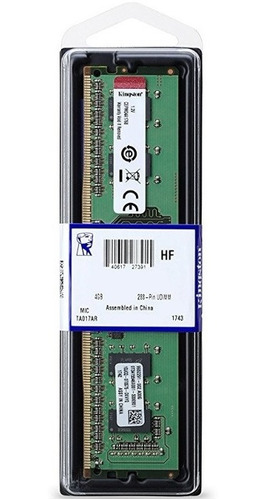 DIMM Kingston  DDR4 8Gb, 3200Mhz, 25600, CL22, 1.2V, sin bufer, Nuevo, 1 año de garantia