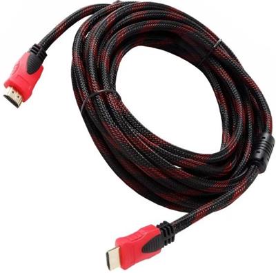 Cable HDMI a HDMI 3Mt, 4k, doble filtro, enmallado, Audio, Video, Network