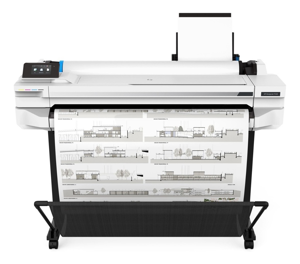 Plotter Hp Designjet T530 Wifi 36 Plg A0->A4 Con cartuchos originales